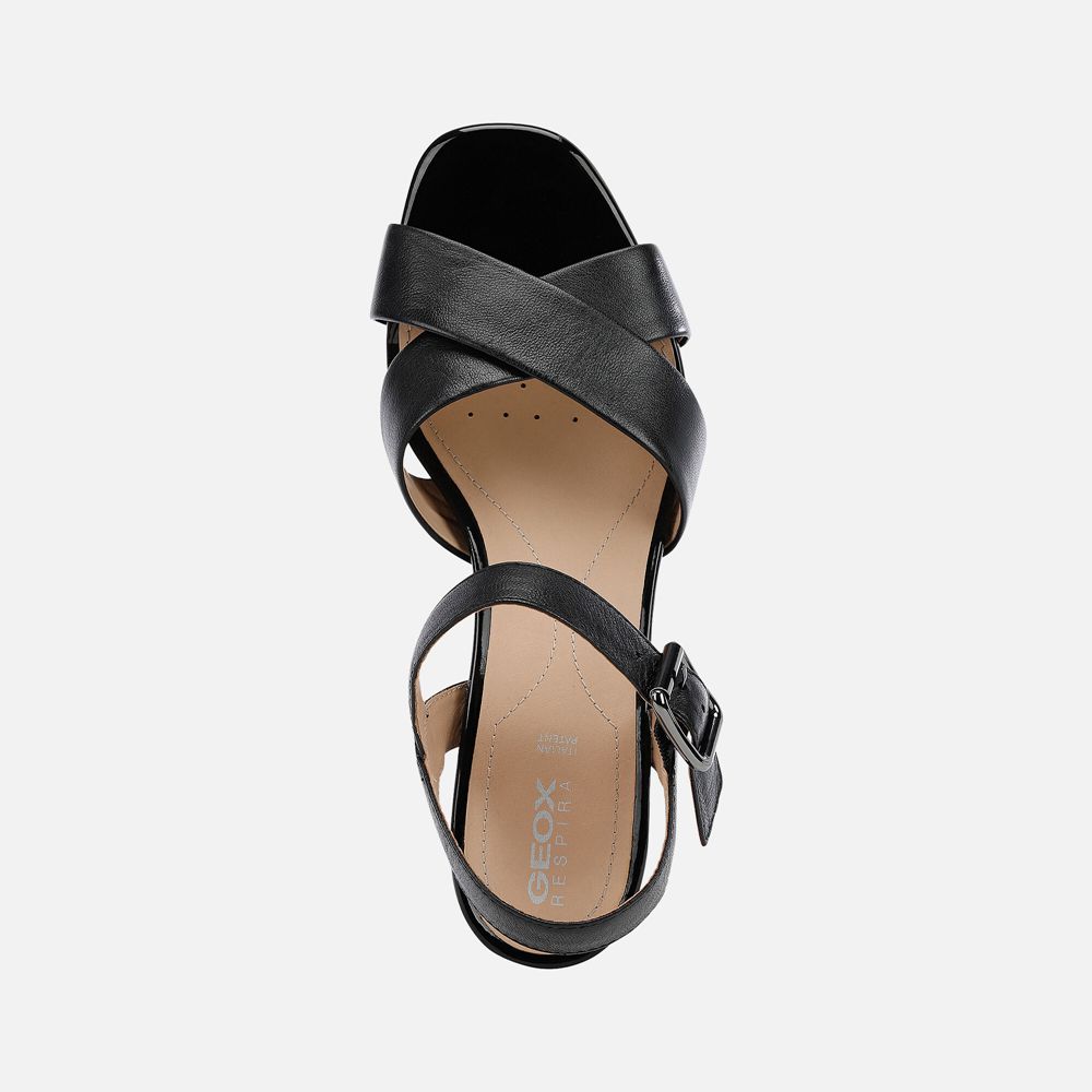 Geox Sandals Black Genziana - Geox Womens Shoes - YLBRVU139